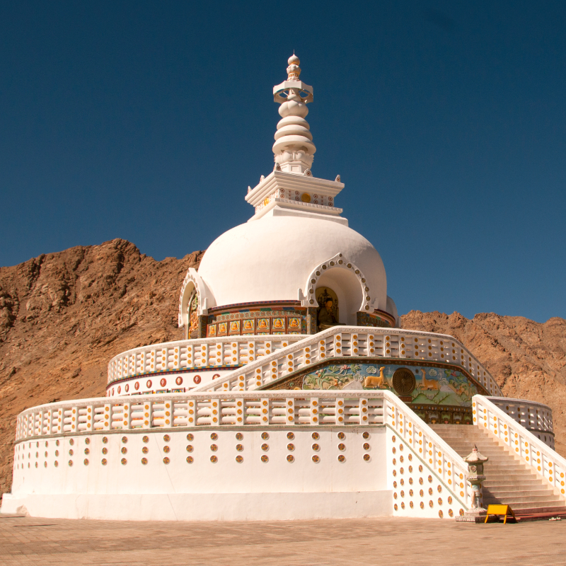 Learn Buddhist principles at the World Peace Pagoda
